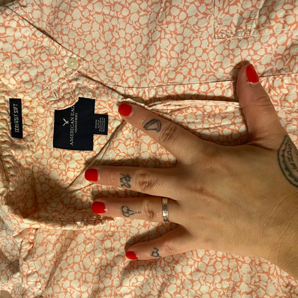 AEO Long Sleeve Button Down